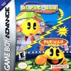 2 In 1 - Ms. Pac-Man - Maze Madness & Pac-Man World Rom For Gameboy Advance