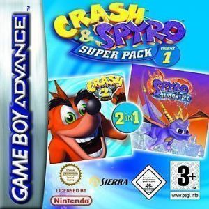 2 In 1 - Spyro - Season Of Ice & Crash Bandicoot 2 - N-Tranced Rom For Gameboy Advance