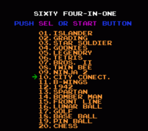64-in-1 Rom For Nintendo